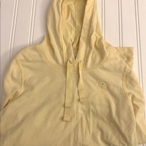 YELLOW ABERCROMBIE & FITCH HOODED LONG SLEEVE